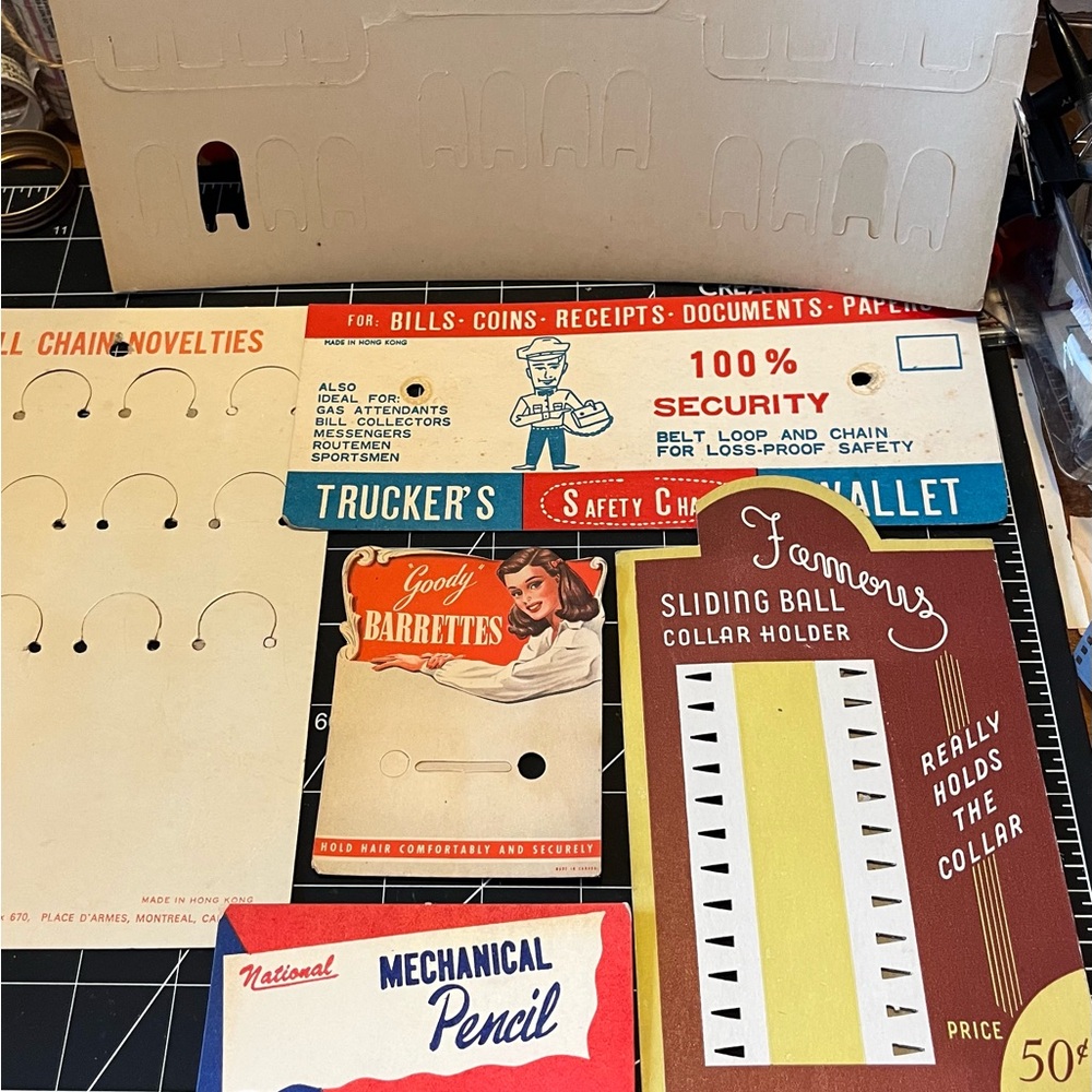 Vintage Advertising Cardboard Novelty Displays